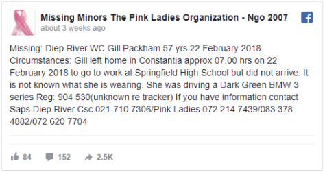Pink Ladies Amber Alert